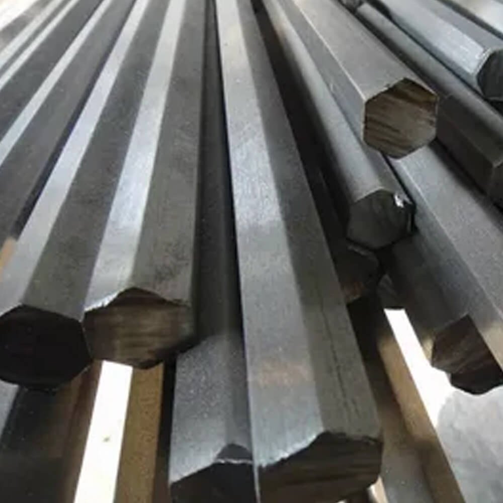 Alloy Steel Hex Bar Closeup